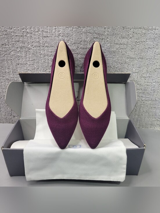 Rothy’s Shoes - ROTHY'S The Merino Aubergine Pointed Shoes Women's Size US 7, 9.5, 11.5 RETIRED